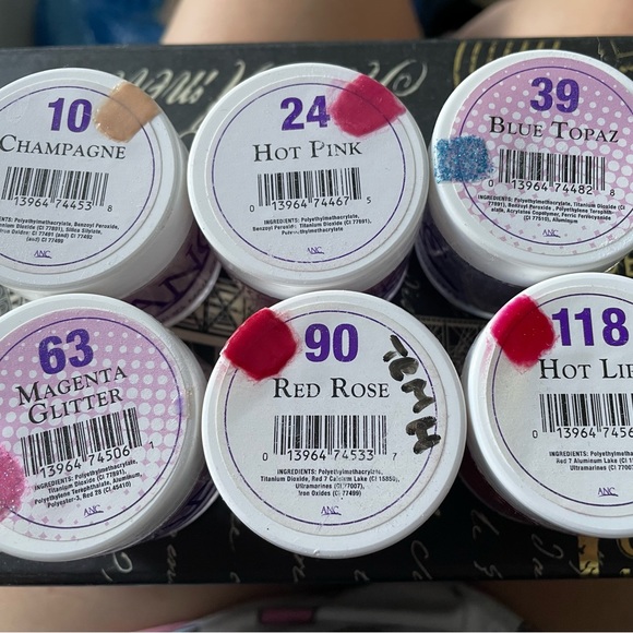 Nail Dip Powder ANC 6 Colors - Picture 2 of 2